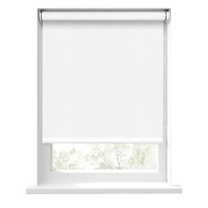 Leen Bakker - Rolgordijn Latina Verduisterend - (10043) - Polyester - Wit - 120x10x10 Cm