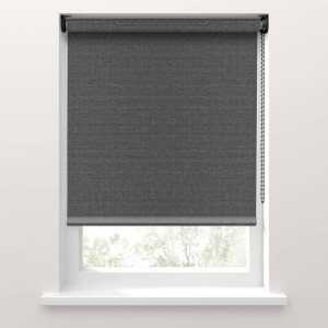 Leen Bakker - Fenstr Rolgordijn Piana Verduisterend - Antraciet (20056) - Polyester - Grijs - 120x10x10 Cm
