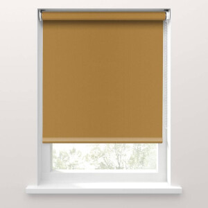 Leen Bakker - Fenstr Rolgordijn Stockholm Verduisterend - Oker (70002) - Polyester - Geel - 120x10x10 Cm