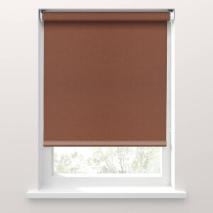 25% korting - Leen Bakker - Fenstr Rolgordijn Stockholm Verduisterend - Terra (65003) - Polyester - Bruin - 120x10x10 Cm