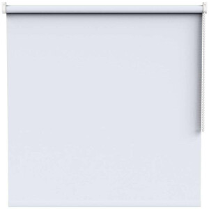 Leen Bakker - Rolgordijn Verduisterend - Sneeuw (10005) - Polyester - Wit