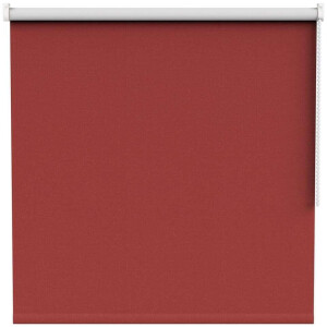 Leen Bakker - Fenstr Rolgordijn Stockholm Verduisterend - Donker (65302) - Polyester - Rood - 120x10x10 Cm