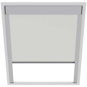 25% korting - Leen Bakker - Fenstr Dakraamrolgordijn Hamburg Verduisterend - Licht (20010) - Polyester - Grijs - 100x10x10 Cm