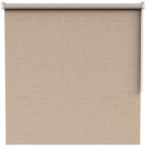 25% korting - Leen Bakker - Fenstr Rolgordijn Malaga Verduisterend - Licht (30701) - Polyester - Bruin - 120x10x10 Cm