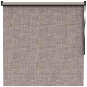 Leen Bakker - Fenstr Rolgordijn Malaga Verduisterend - Grijs (30301) - Polyester - Bruin - 120x10x10 Cm