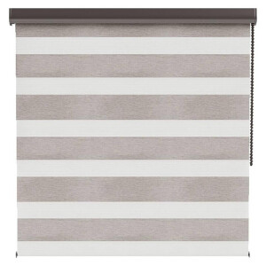 Leen Bakker - Fenstr Duo Rolgordijn Florence Verduisterend - (30010) - Polyester - Taupe - 120x10x10 Cm