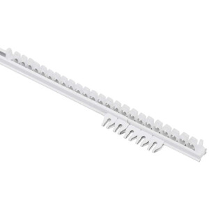 Leen Bakker - Complete Set Plus Uitschuifrail 160-300cm - Metaal - Wit