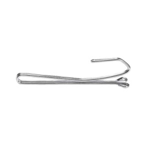Leen Bakker - 25 Metalen Inschuifhaken Hoofdje 0 - Staal - Wit