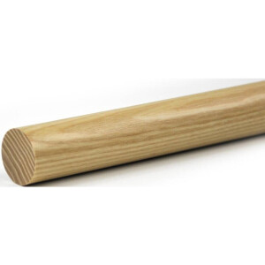 Leen Bakker - Gordijnroede 200cm - Eikenlook - Ø28mm (1280108) - Hout - Bruin