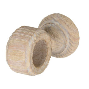 Leen Bakker - Plafondsteun Gordijnroede - FSC Vintage - Ø28mm (1280093) - Hout - Beige