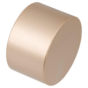 Leen Bakker - Eindknop Gordijnroede - Roze Ø28 Mm - S/2 (2016357) - Metaal - Goudkleurig#Roze