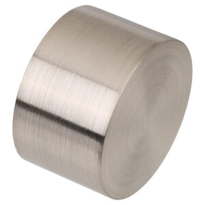 Leen Bakker - Eindknop Gordijnroede - RVS Ø28 Mm - S/2 (2016364) - Metaal - Zilverkleurig