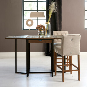 Rivièra Maison Uitschuifbare Bartafel 'Shelter Island' 74-122-170 x 95cm