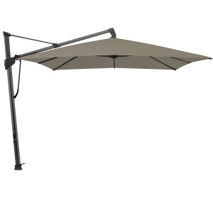 Glatz zweefparasol Sombrano® S+ 350x350cm Stofklasse 4 (461 Taupe)