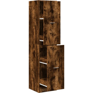vidaXL Apothekerskast - Gerookt Eiken - 40x41x174,5 cm