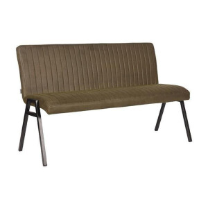 LABEL51 Eetkamerbank 'Matz', 145cm, kleur Groen