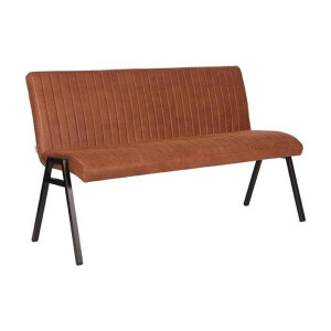 LABEL51 Eetkamerbank 'Matz', 145cm, kleur Cognac