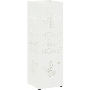 vidaXL - Opslaghaak - & - Rek - Wit - 15.5 - x - 15.5 - x - 49 - cm - Metaal