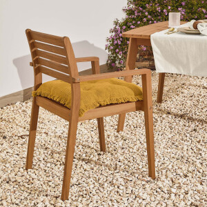 Kave Home Tuinstoel 'Hanzel', kleur Naturel