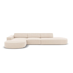 5-zits hoekbank Jodie velvet Chaise Longue links | Micadoni Limited Edition