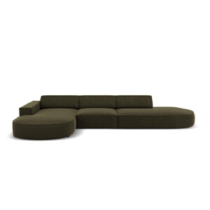 5-zits hoekbank Jodie velvet Chaise Longue links | Micadoni Limited Edition