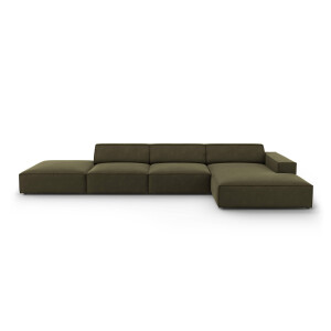 5-zits hoekbank Jodie velvet rechts | Micadoni Limited Edition