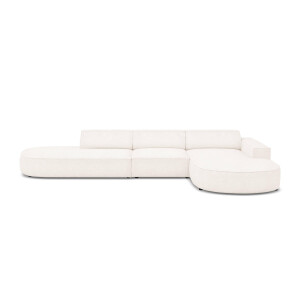 5-zitshoekbank Jodie bouclé Chaise Longue rechts | Micadoni Home