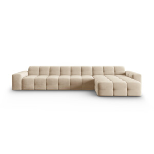 5-zitshoekbank Kendal velvet rechts | Micadoni Limited Edition