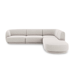 5-zitshoekbank Miley rechts chenille | Micadoni Limited Edition