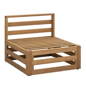 Leen Bakker - Loungebank Element Clermont - Midden - 63x78x72 Cm - Hout - Bruin