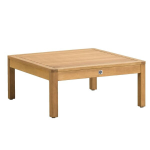 Leen Bakker - Le Sud Tafel/hocker Orleans - Naturel - 72x72x31 Cm - Hardhout - Bruin