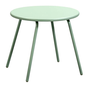 Leen Bakker - Bijzettafel Vilanova - Licht - 45xØ50 Cm - Metaal - Groen