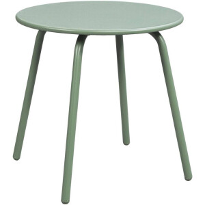 Leen Bakker - Bijzettafel Montreal - / - 45xØ45 Cm - Metaal - Groen