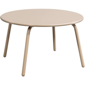 Leen Bakker - Bijzettafel Montreal - Zand/ - 36xØ60 Cm - Metaal - Beige
