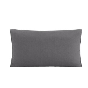 Leen Bakker - Loungekussen Brest Rug/zij - 73x43 Cm - Polyester - Grijs - 12x43x73 Cm