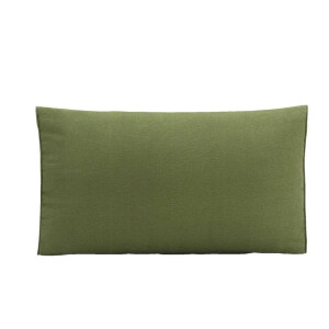 Leen Bakker - Loungekussen Brest Rug/zij - Donker - 73x43 Cm - Polyester - Groen - 12x43x73 Cm