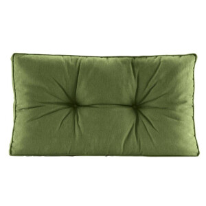 Leen Bakker - Loungekussen Florence Rug Donker 60x43 Cm - Polyester - Groen