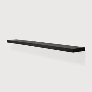 Ethnicraft Wandplank 'Wall' Eikenhout, 210cm, kleur Zwart