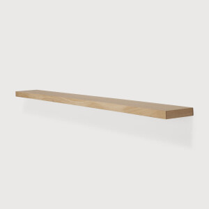 Ethnicraft Wandplank 'Wall' Eikenhout, 210cm, kleur Naturel