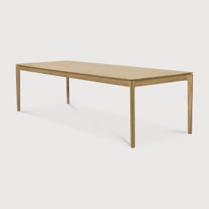 Ethnicraft Eettafel 'Bok' Geolied Eikenhout, 240 x 100cm