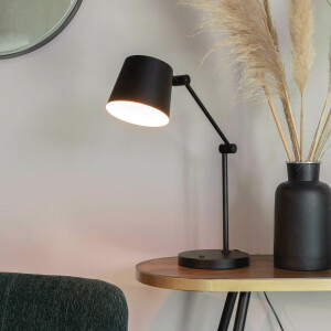 ZILT Tafellamp 'Bret' 60cm hoog, kleur Zwart