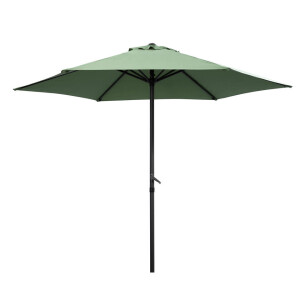 Leen Bakker - Parasol Blanca - Ø250 Cm - Polyester - Groen