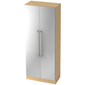 Wandkast - Esdoorn/Zilver - 80 x 42 x 200,4 cm - Signa G 7200 CE