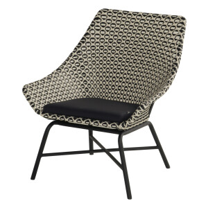 Hartman Loungestoel 'Delphine', kleur Zwart