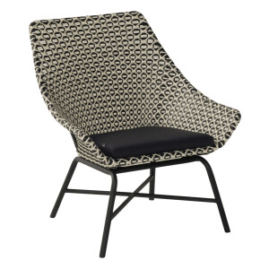 Hartman Loungestoel 'Delphine', kleur Zwart