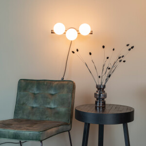 ZILT Wandlamp 'Monique' 3-lamps, kleur Wit