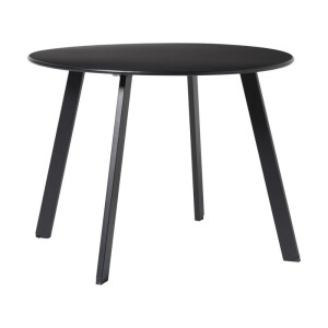 Bijzettafel Nurio klein - zwart - ø60x46 cm