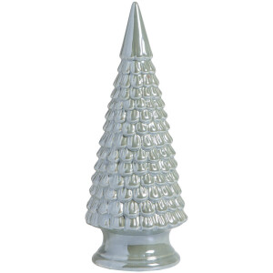 Leen Bakker - Beeld Kerstboom 21xØ8,5 Cm - Keramiek - Groen