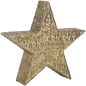 Leen Bakker - Object Ster Goudkleur - 35,5x9x34 Cm - Metaal - Goudkleurig
