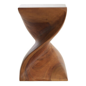 Light & Living Bijzettafel 'Muhan' Suarhout, 30 x 30cm, kleur Bruin
